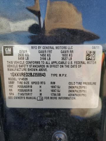 Photo 12 VIN: 1GKKVRED2BJ358843 - GMC ACADIA SLT 