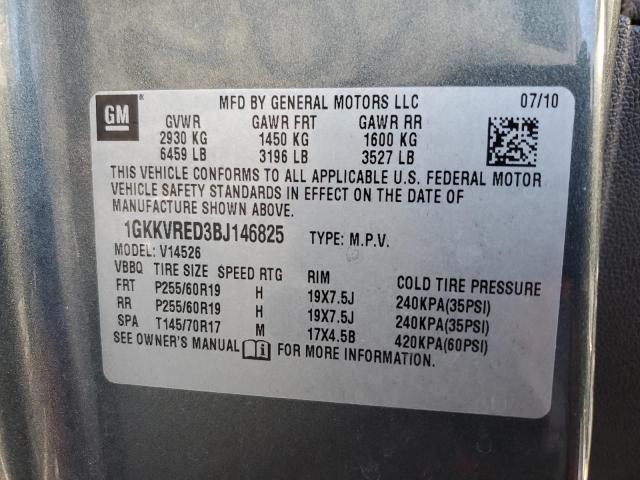 Photo 9 VIN: 1GKKVRED3BJ146825 - GMC ACADIA SLT 