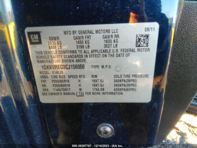 Photo 8 VIN: 1GKKVRED3CJ158068 - GMC ACADIA 