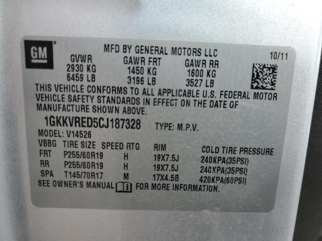 Photo 12 VIN: 1GKKVRED5CJ187328 - GMC ACADIA SLT 