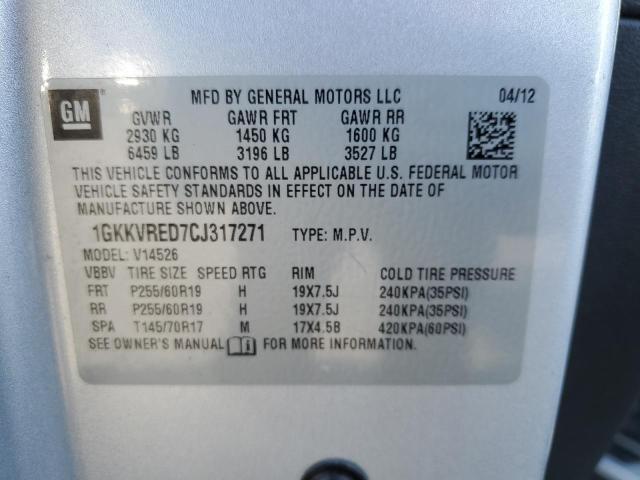 Photo 13 VIN: 1GKKVRED7CJ317271 - GMC ACADIA 