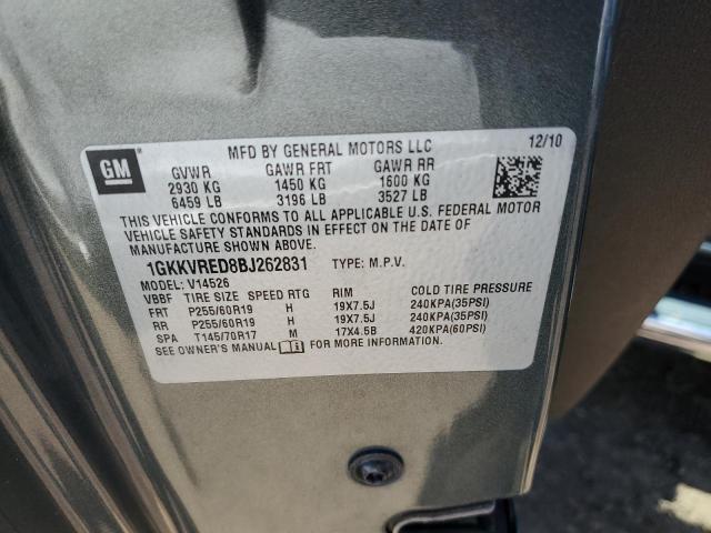 Photo 12 VIN: 1GKKVRED8BJ262831 - GMC ACADIA SLT 