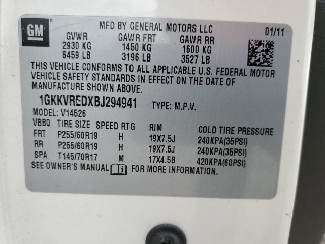 Photo 12 VIN: 1GKKVREDXBJ294941 - GMC ACADIA SLT 