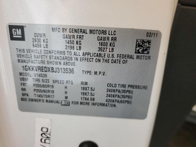 Photo 13 VIN: 1GKKVREDXBJ313536 - GMC ACADIA SLT 