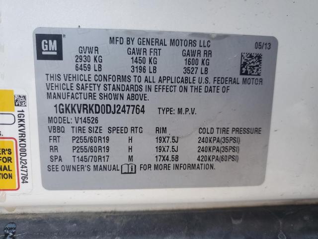 Photo 13 VIN: 1GKKVRKD0DJ247764 - GMC ACADIA 