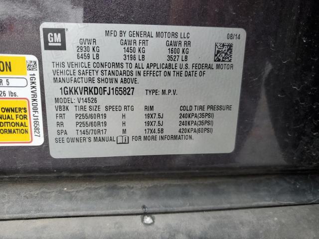 Photo 13 VIN: 1GKKVRKD0FJ165827 - GMC ACADIA SLT 