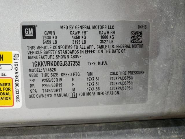 Photo 12 VIN: 1GKKVRKD0GJ337355 - GMC ACADIA 