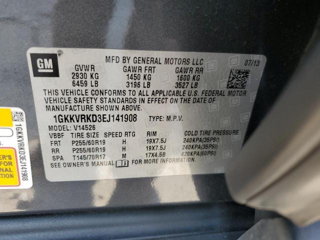 Photo 12 VIN: 1GKKVRKD3EJ141908 - GMC ACADIA SLT 