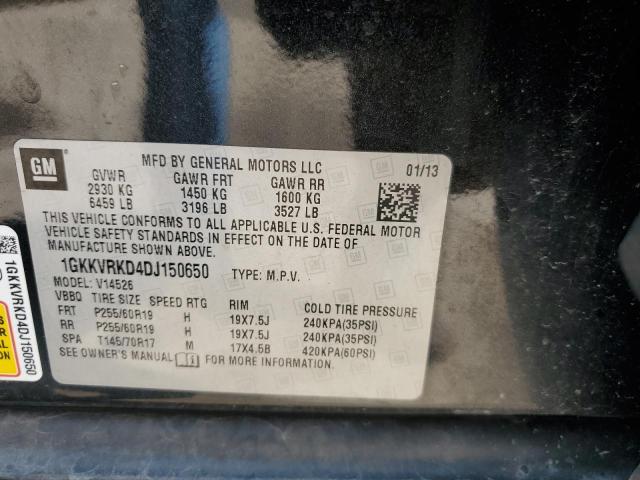 Photo 12 VIN: 1GKKVRKD4DJ150650 - GMC ACADIA SLT 