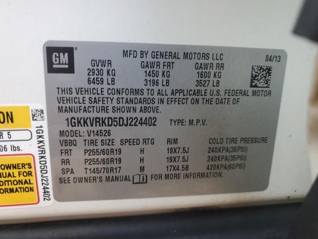 Photo 12 VIN: 1GKKVRKD5DJ224402 - GMC ACADIA 