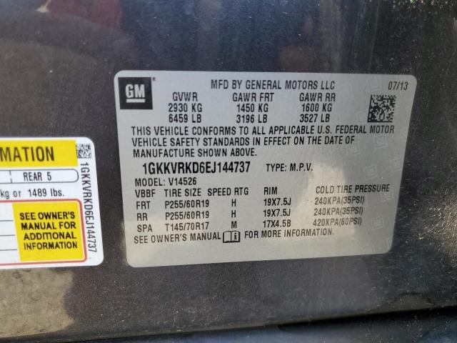 Photo 12 VIN: 1GKKVRKD6EJ144737 - GMC ACADIA SLT 