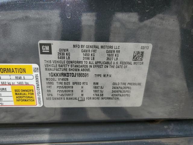 Photo 9 VIN: 1GKKVRKD7DJ186591 - GMC ACADIA SLT 