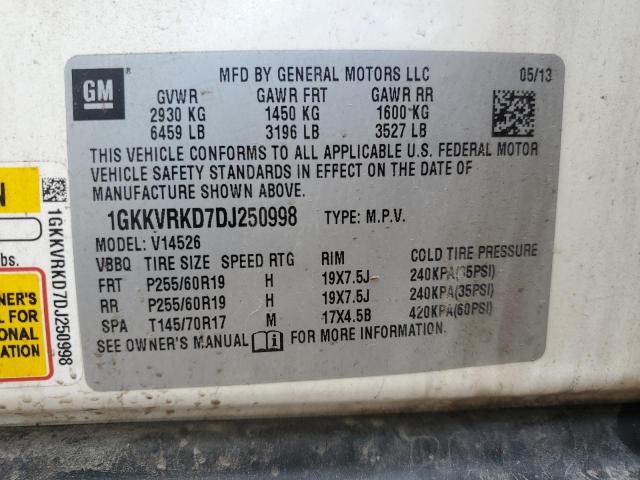 Photo 12 VIN: 1GKKVRKD7DJ250998 - GMC ACADIA 