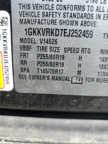 Photo 12 VIN: 1GKKVRKD7EJ252459 - GMC ACADIA 