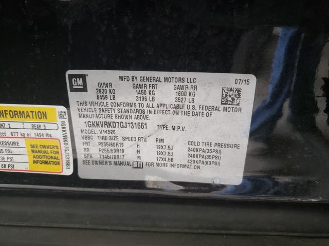 Photo 9 VIN: 1GKKVRKD7GJ131661 - GMC ACADIA SLT 