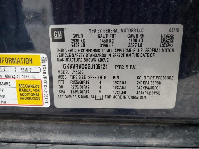 Photo 12 VIN: 1GKKVRKDXGJ105121 - GMC ACADIA SLT 