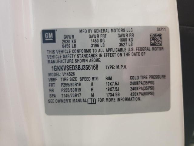 Photo 11 VIN: 1GKKVSED3BJ356168 - GMC ACADIA SLT 