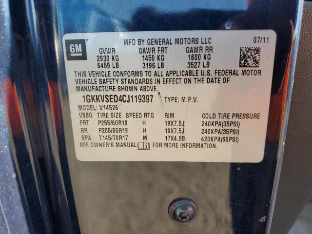 Photo 12 VIN: 1GKKVSED4CJ119397 - GMC ACADIA SLT 