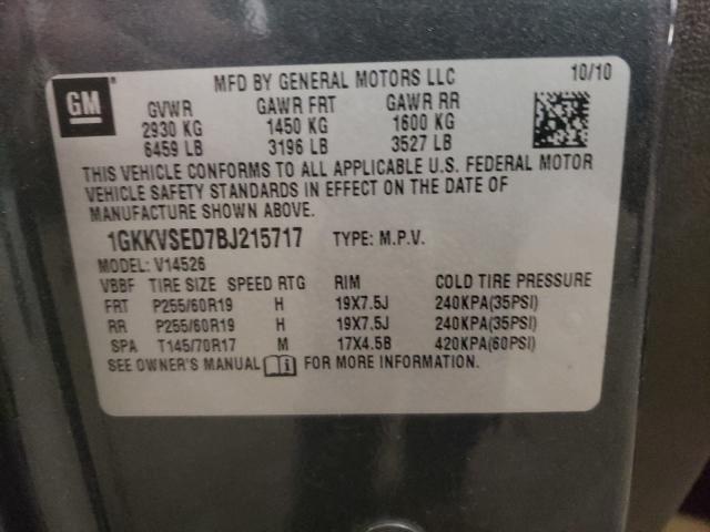 Photo 9 VIN: 1GKKVSED7BJ215717 - GMC ACADIA SLT 