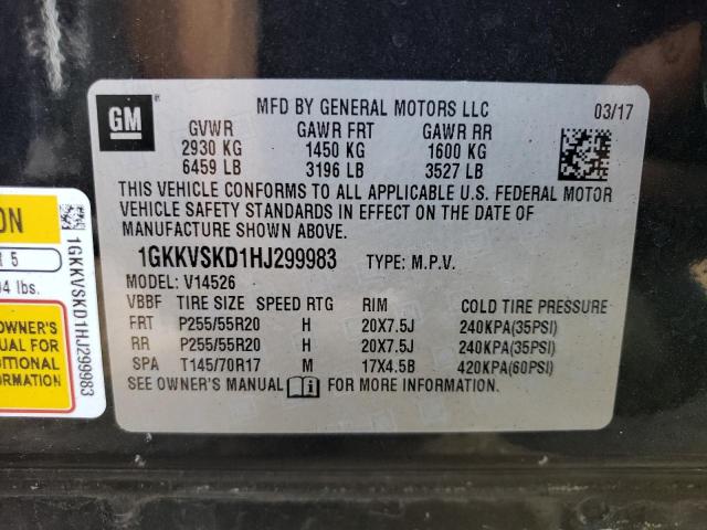 Photo 13 VIN: 1GKKVSKD1HJ299983 - GMC ACADIA LIM 