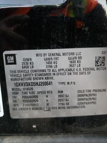 Photo 9 VIN: 1GKKVSKD5HJ290641 - GMC ACADIA LIM 