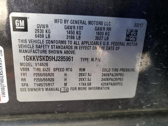 Photo 9 VIN: 1GKKVSKD9HJ285961 - GMC ACADIA LIM 