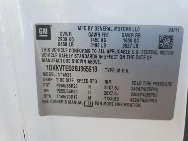 Photo 12 VIN: 1GKKVTED2BJ365918 - GMC ACADIA DEN 