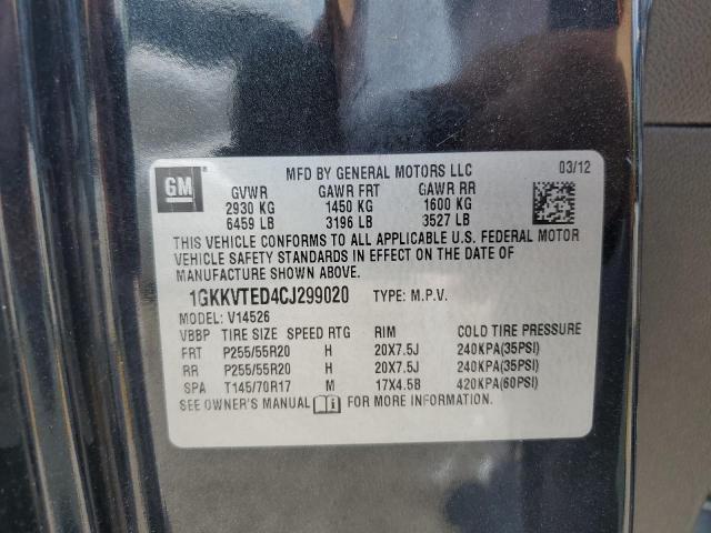 Photo 11 VIN: 1GKKVTED4CJ299020 - GMC ACADIA DEN 