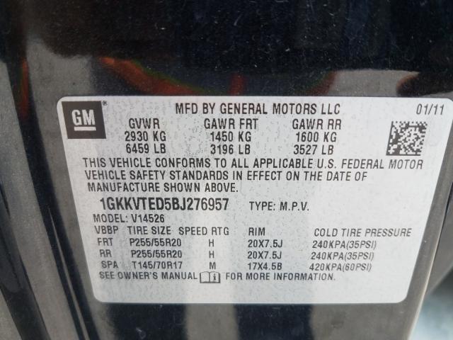 Photo 9 VIN: 1GKKVTED5BJ276957 - GMC ACADIA DEN 