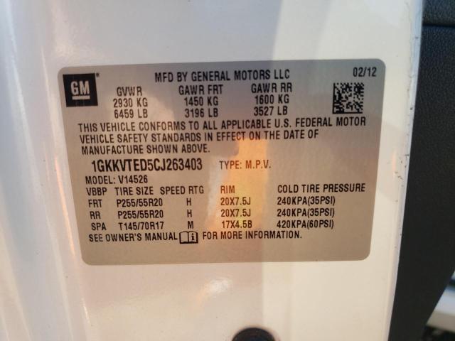 Photo 12 VIN: 1GKKVTED5CJ263403 - GMC ACADIA DEN 