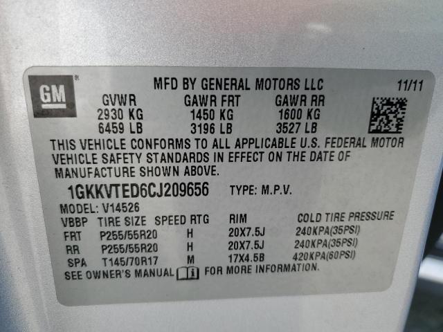 Photo 12 VIN: 1GKKVTED6CJ209656 - GMC ACADIA DEN 