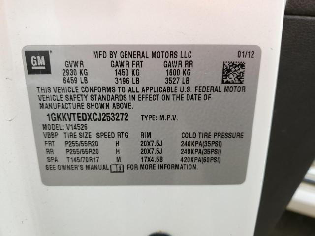 Photo 12 VIN: 1GKKVTEDXCJ253272 - GMC ACADIA DEN 