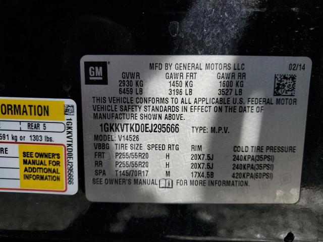 Photo 13 VIN: 1GKKVTKD0EJ295666 - GMC ACADIA DEN 