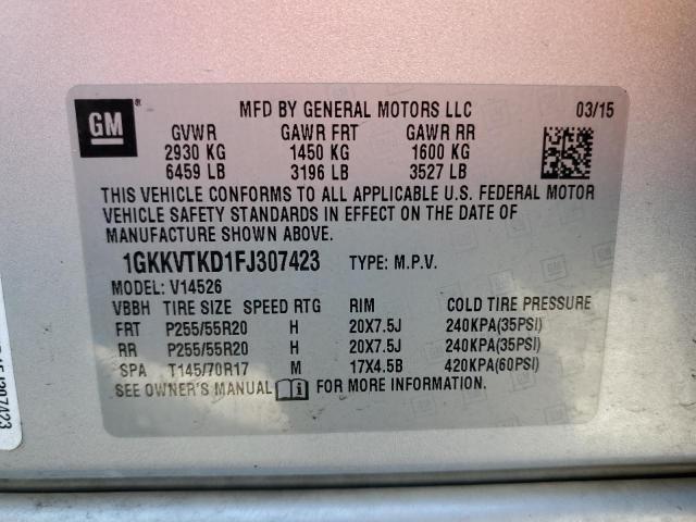 Photo 12 VIN: 1GKKVTKD1FJ307423 - GMC ACADIA DEN 