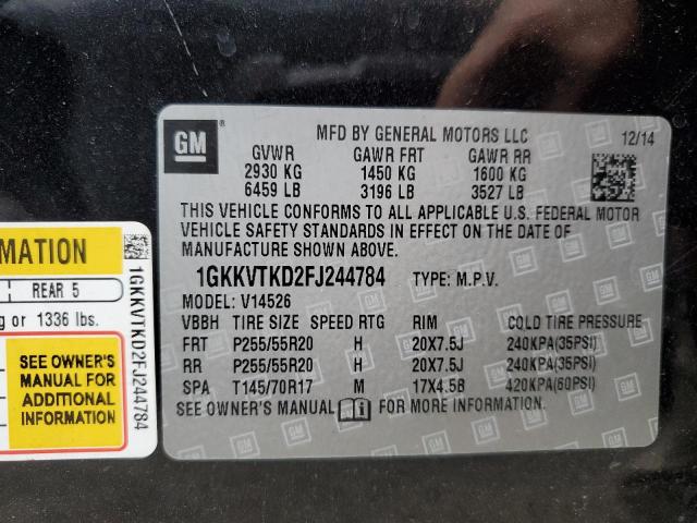 Photo 13 VIN: 1GKKVTKD2FJ244784 - GMC ACADIA 