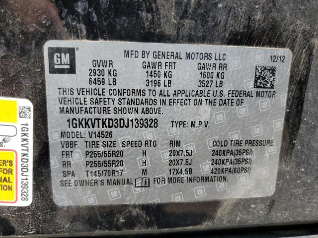 Photo 12 VIN: 1GKKVTKD3DJ139328 - GMC ACADIA DEN 