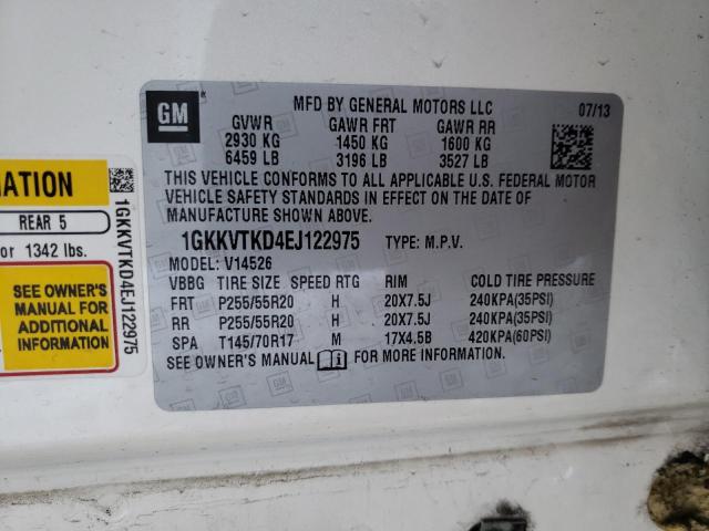 Photo 12 VIN: 1GKKVTKD4EJ122975 - GMC ACADIA DEN 