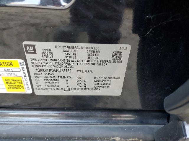 Photo 12 VIN: 1GKKVTKD4FJ261120 - GMC ACADIA DEN 