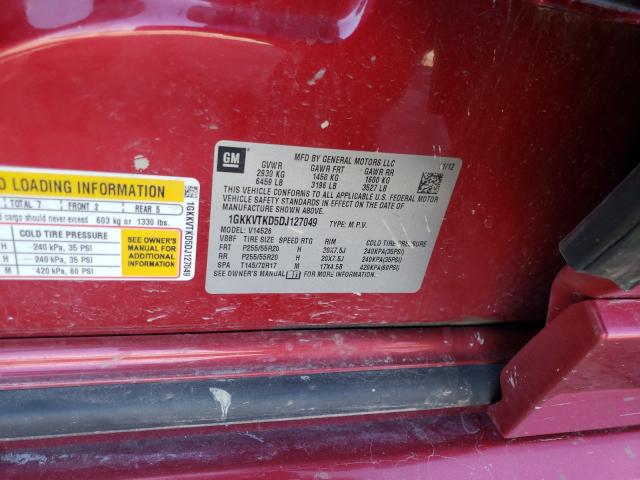 Photo 9 VIN: 1GKKVTKD5DJ127049 - GMC ACADIA DEN 