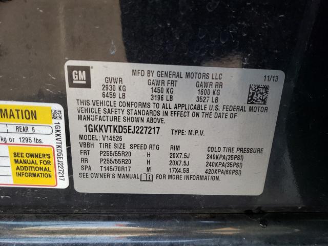 Photo 9 VIN: 1GKKVTKD5EJ227217 - GMC ACADIA DEN 