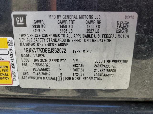 Photo 12 VIN: 1GKKVTKD5EJ352072 - GMC ACADIA DEN 