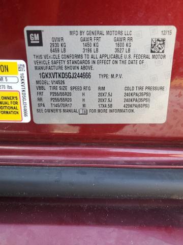 Photo 13 VIN: 1GKKVTKD5GJ244666 - GMC ACADIA DEN 