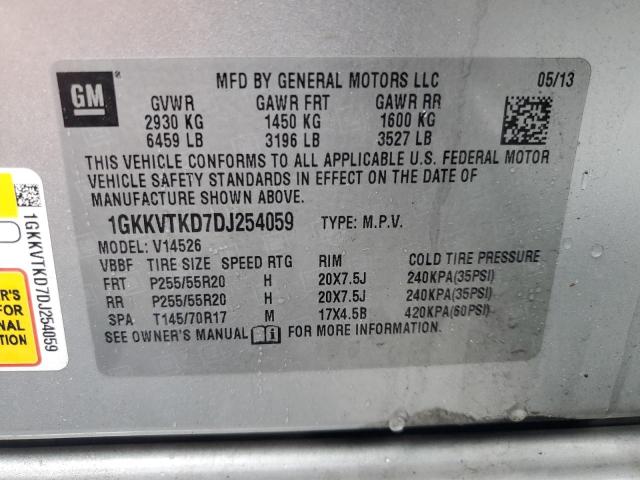 Photo 12 VIN: 1GKKVTKD7DJ254059 - GMC ACADIA DEN 