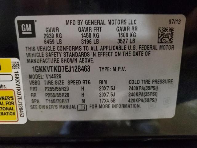 Photo 12 VIN: 1GKKVTKD7EJ128463 - GMC ACADIA DEN 