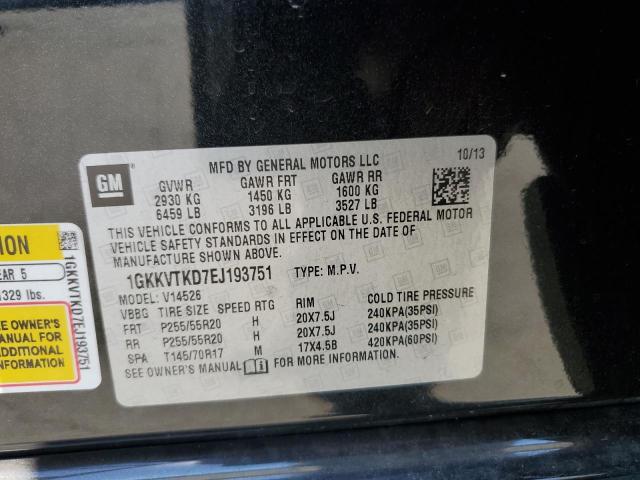 Photo 12 VIN: 1GKKVTKD7EJ193751 - GMC ACADIA DEN 