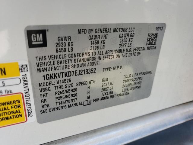 Photo 12 VIN: 1GKKVTKD7EJ213352 - GMC ACADIA DEN 