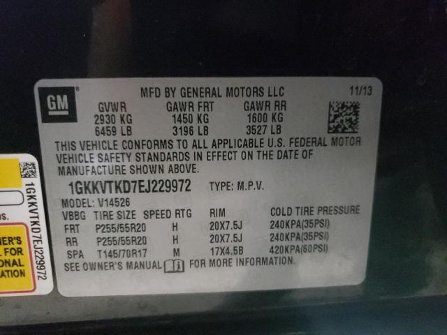 Photo 9 VIN: 1GKKVTKD7EJ229972 - GMC ACADIA DEN 