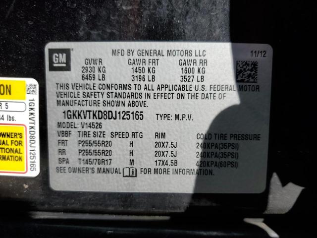 Photo 11 VIN: 1GKKVTKD8DJ125165 - GMC ACADIA DEN 