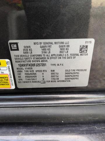 Photo 13 VIN: 1GKKVTKD8FJ257281 - GMC ACADIA DEN 