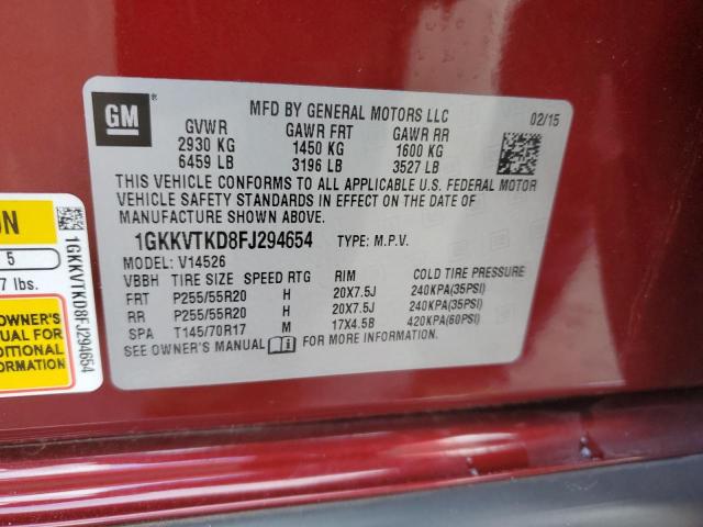 Photo 12 VIN: 1GKKVTKD8FJ294654 - GMC ACADIA DEN 